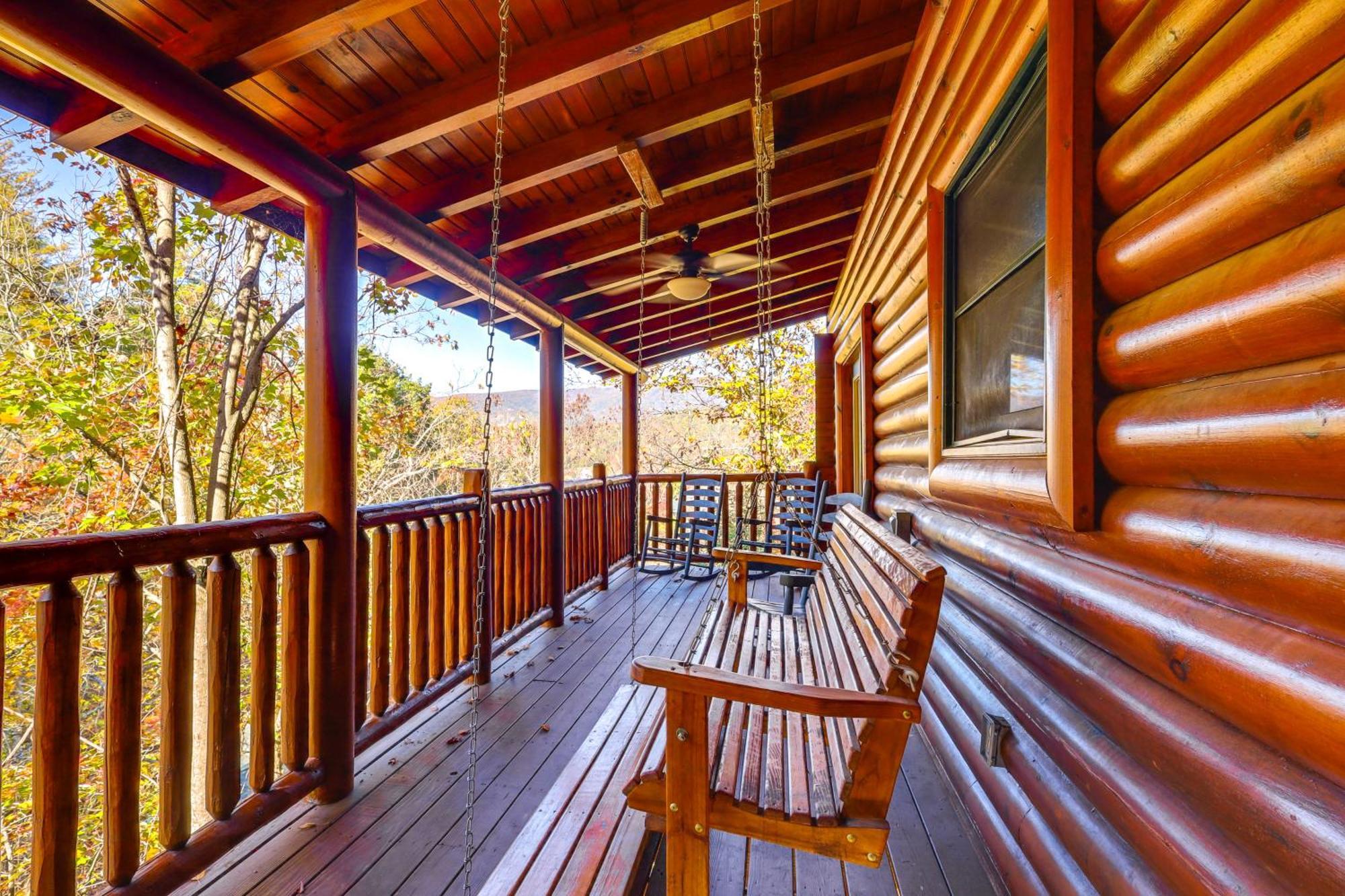 Pigeon Forge Cabin Rental With Decks And Hot Tub! ภายนอก รูปภาพ